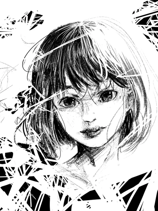 #落書き
#絵描きさんとつながりたい 
#S_drawing78
10枚目
こういう髪型が好きです
つまり正義です
異論は認めません 