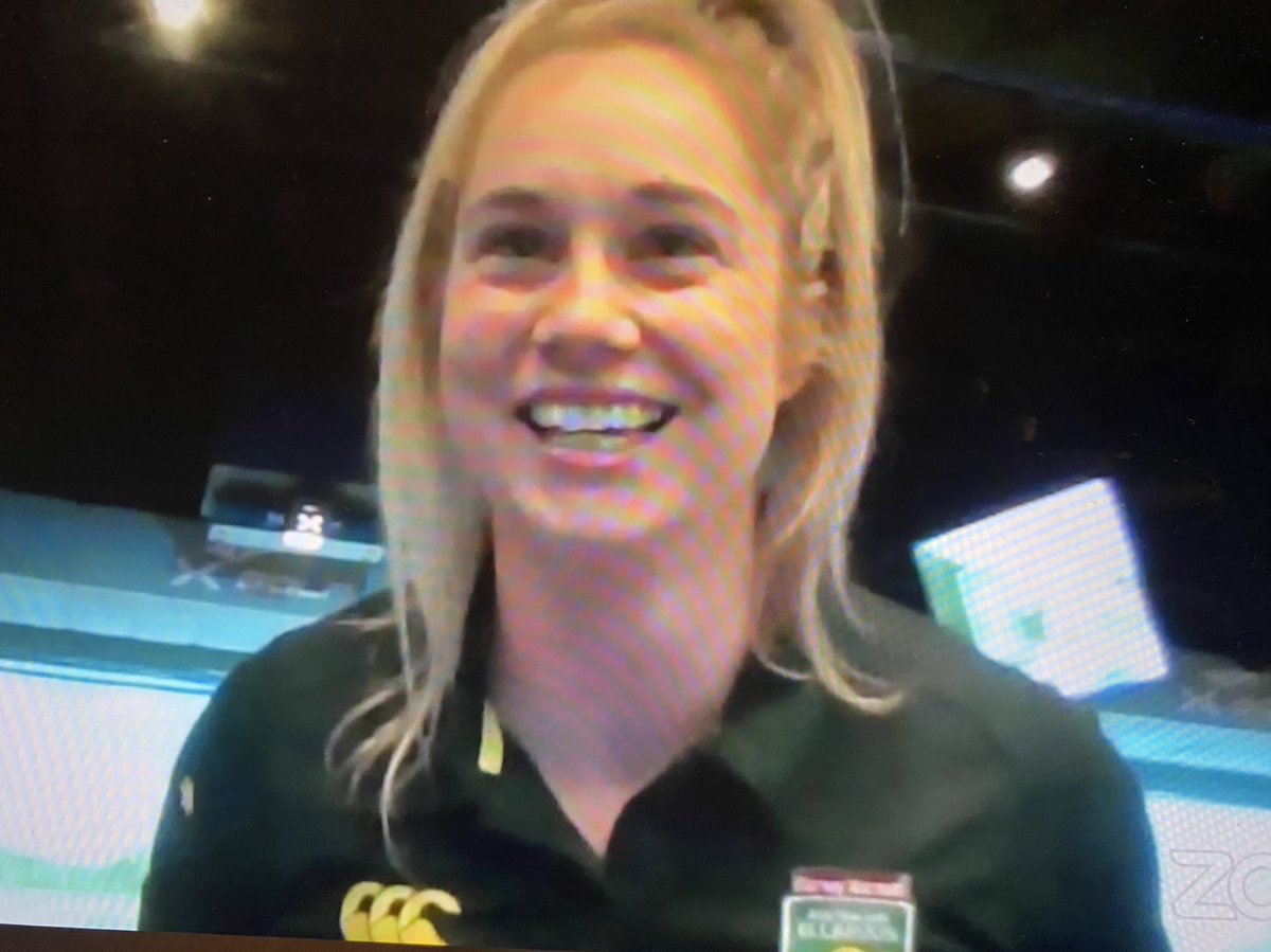 The face of <a href="/KezieApps/">Kezie Apps</a> when she hears she’s leading the handicapped amateur comp!