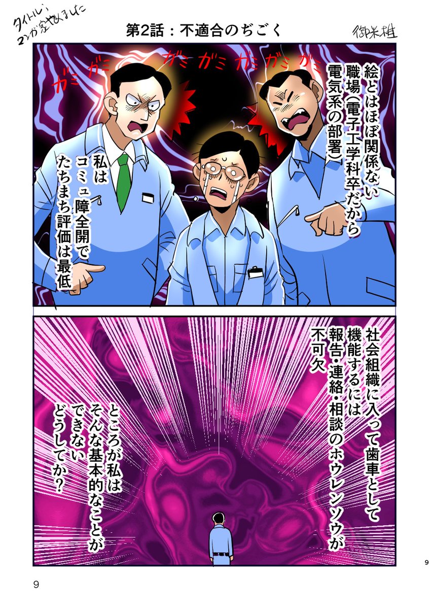 第2話。自業自得の地獄と逃避と光明? 