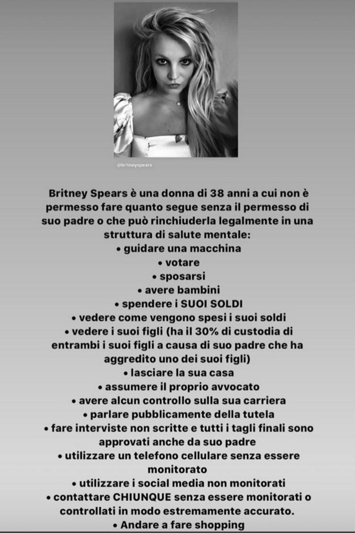 deamarteina's tweet photo. vi prego ragazzi condividete il più possibile, questa storia è simile a quella di Amy Whinehouse e sappiamo com'è andata a finire, Britney è sempre stata la mia cantate preferita e icona della musica pop, salviamola #FreeBritney https://t.co/pG3Adm2rVV