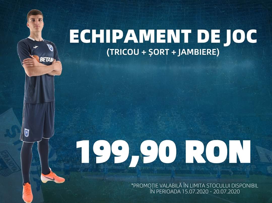 OfficialUCV's tweet photo. 🙋♂️ Al 12-lea jucător al Științei beneficiază de echipament complet la doar 199,90 RON. Comandă online sau vizitează-ne în cele două magazine pentru a beneficia de ofertă ➡️ https://t.co/sdo9UkrQL8
#ShopUCV1948
#Discount
#Echipament https://t.co/wTz61JXyNb