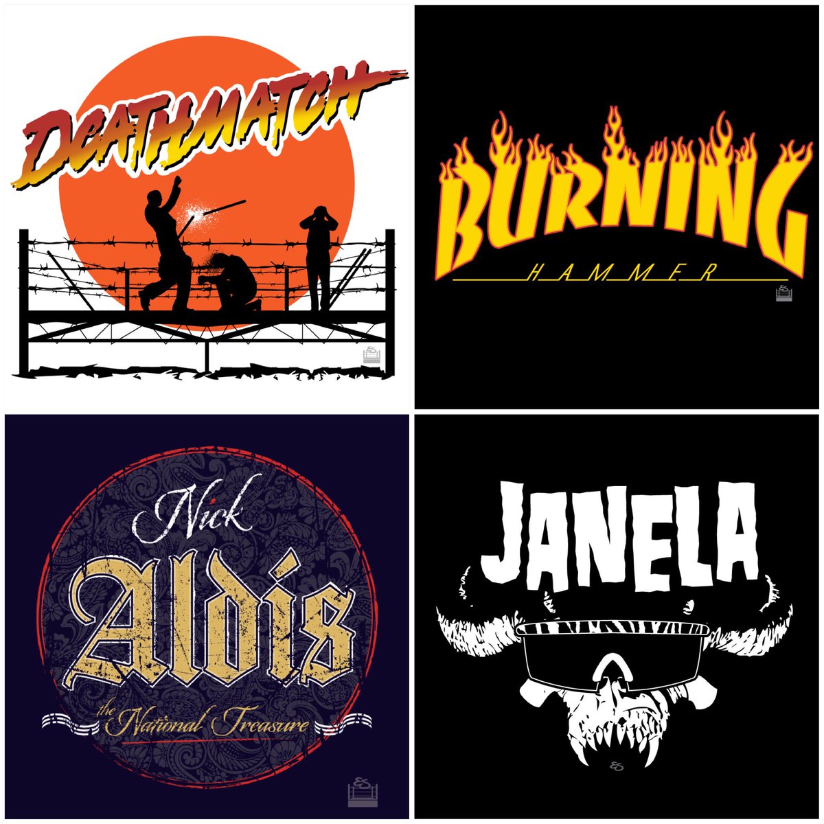 TheKingEvRock's tweet photo. So, for #PortfolioDay - here’s a bunch of my #GrapplerGraphics... https://t.co/oqvs1LN75s