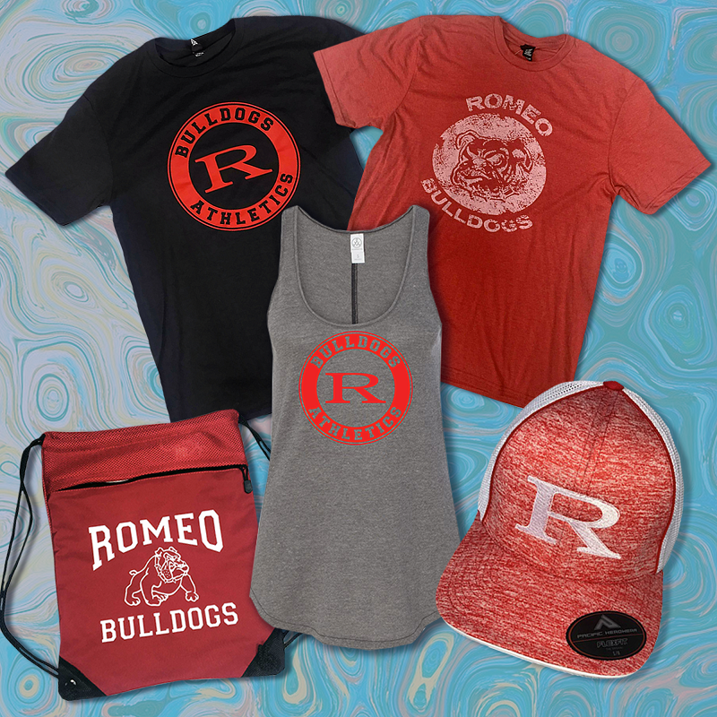 FAMSPrinting's tweet photo. We've got all the Bulldog gear you could want &amp; need! Stop by FAMS today and see what sales we've got for you😎
#romeobulldogs #fams #famsprinting #preemotees #bulldogstrong #homeo #romeo #downtown #shopsmall https://t.co/y6rwBS3MdJ