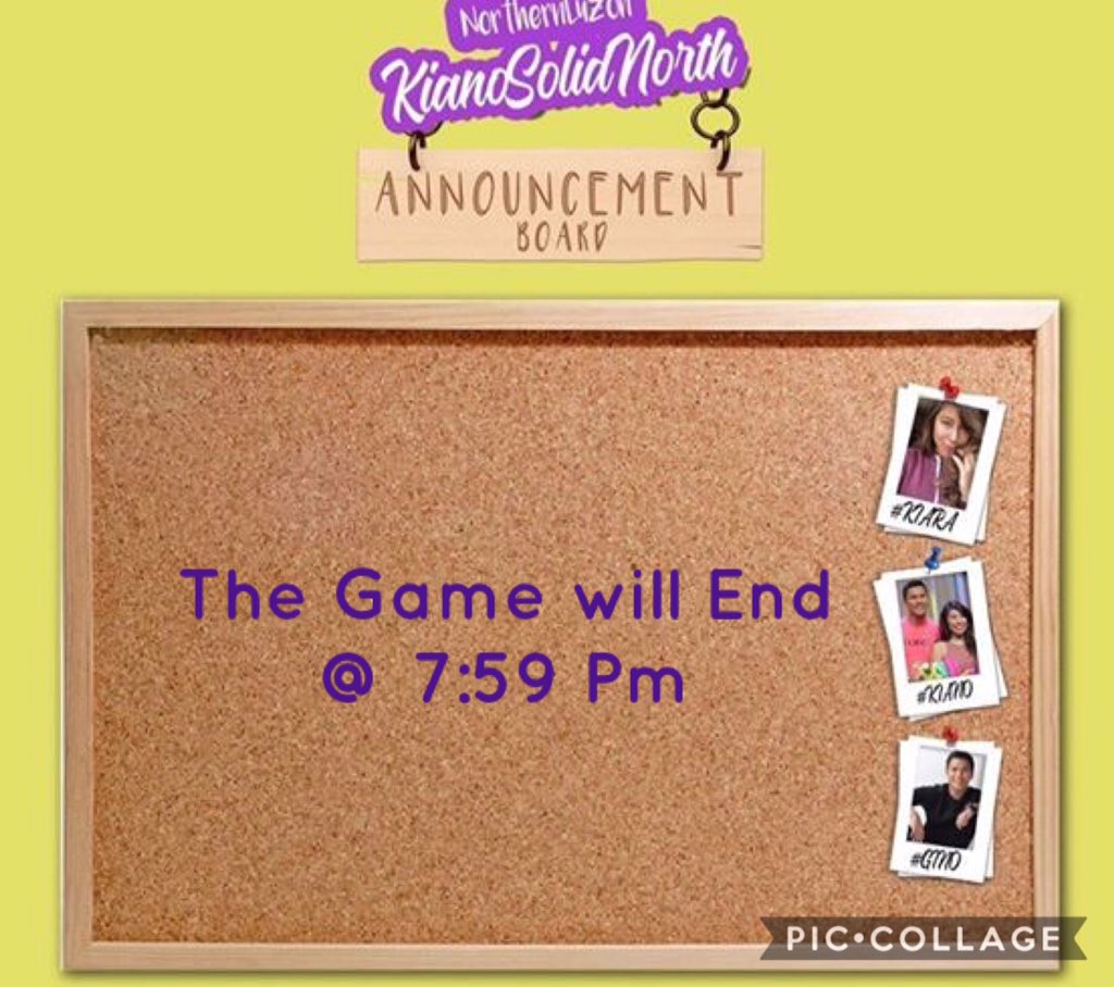 Ung Game po natin hanggang 8 Pm po So Take ur time and Just Have Fun

Happy1stAnniversary KSN