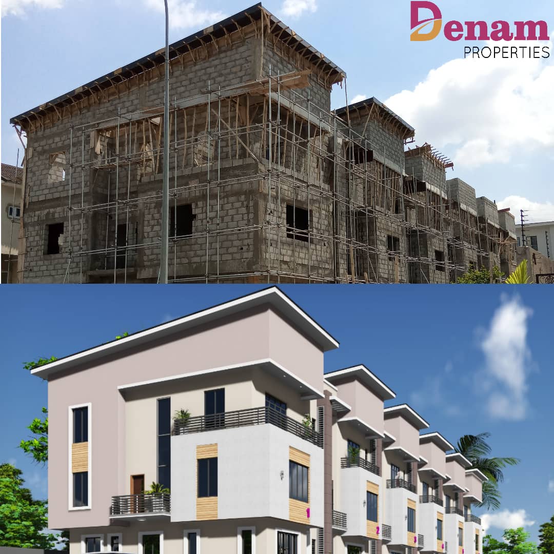 DenamProperties's tweet photo. PARKSIDE ESTATE... Left with two units. 
Price: 65M
Well constructed and exquisitely finished. They are an exclusive collection of 4 bedroom luxury terrace duplexes located in the heart of Guzape District, FCT, Abuja
#abuja #RealEstate #realestateagent #TERRACEHOUSE #buildings https://t.co/inuJ1XVCa0