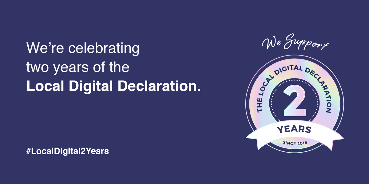 techUK's tweet image. The #LocalDigitalDeclaration turns 2! 🎉Congrats to @LDgovUK & #localgov signatories for all they have achieved. A growing community, with a shared ambition of #innovation 👏As co-publishers #techUK looks forward to working with you to #fixtheplumbing
#LocalDigital2Years