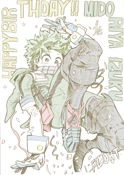 #僕のヒーローアカデミア #緑谷出久 #緑谷出久誕生祭2020 めっっっちゃ久々に投稿します!つい先程彼の誕生日を思い出して急いで仕上げました危なかったぁ……ちょっと忙しか...  