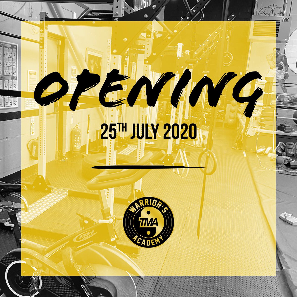wta_team's tweet photo. We here at Warriors TMA Academy are super excited to be opening back up next Saturday. Whoโs excited to get back on the mats #teamwta #warriors #TMA #academy #openingbackup #postlockdown https://t.co/x2jy1Wf3Tq