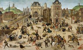 5/ A partir du 16e siècle, la religion catholique subit des attaques de plus en plus violentes. La France est alors un horrible champ de bataille pendant les "guerres de religion". Étant donc la "Fille aînée de l'Église", il est logique que c'est en France que tout va se jouer.