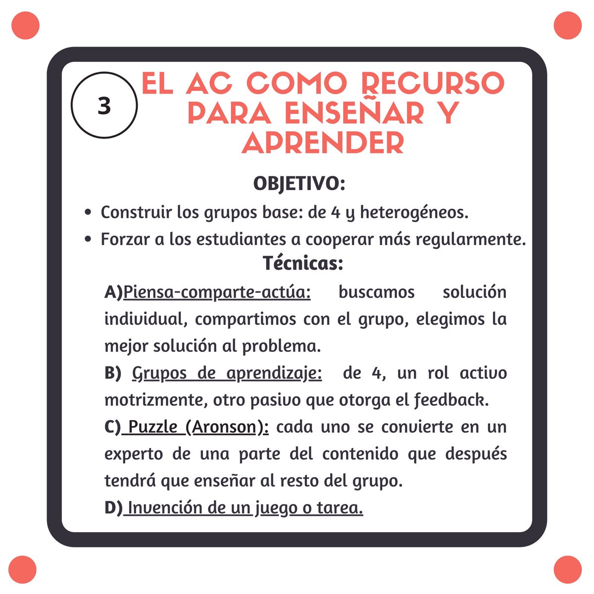 Jorgutushd's tweet photo. En verano siempre aprovecho para refrescar ideas. Este artículo de @javier_rio1 sobre el Ciclo de Aprendizaje Cooperativo me parece sensacional. Una guía para comenzar a implementar el AC en nuestras clases de #edufis con sentido y rigor ⤵️ https://t.co/7bjmqKGZcl