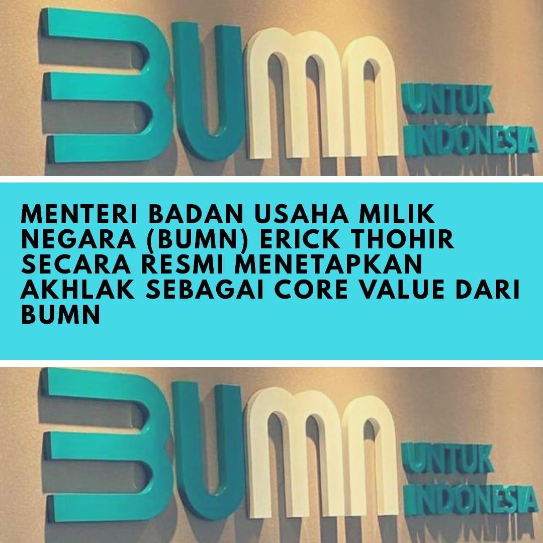 Angkasa Pura Ii V Twitter Menteri Bumn Bapak Erickthohir Mengatakan Moto Tersebut Tak Hanya Menjadi Lip Service Saja Namun Menjadi Core Value Yang Akan Menjadikan Bumn Lebih Kuat Ke Depannya Kemenbumn Akhlakuntukindonesia