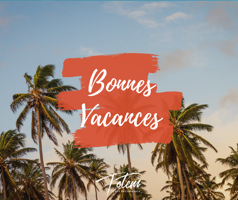 [Vacances Totem] TOTEM sera fermé une semaine du 3 au 9 août pour recharger ses batteries 🔌

Nous vous souhaitons de très bonnes vacances ,des grasses matinées, des barbecues, de belles découvertes, de belles soirées entre amis &amp; famille, bref que des good vibes 🔥

À bientôt !