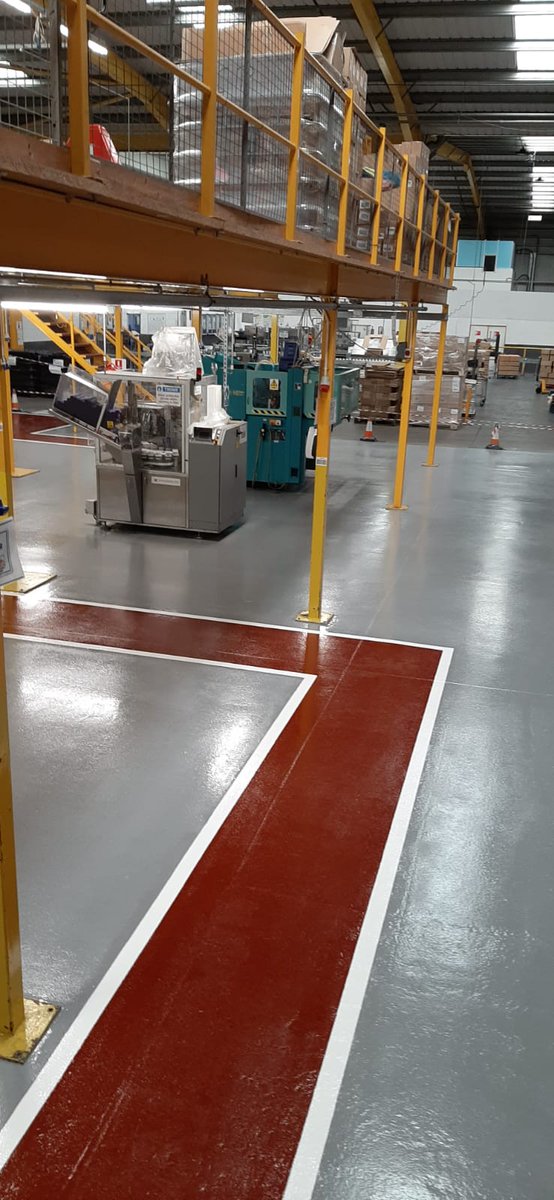 ACC_Flooring's tweet photo. We've just completed repair works for a manufacturer of cosmetics &amp; toiletries in Bradford.

The total area of 470m² had to be prepared &amp; installed over a 3 day period including weekend hours to minimise disruption.

https://t.co/7Yksj03Twc

#resin #ferfa #manufacturer #bradford https://t.co/0lnc5p1Yec