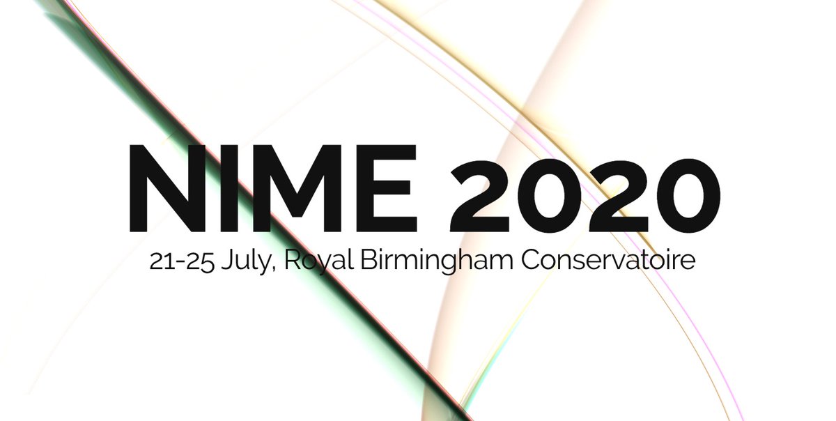 We are sponsoring NIME 2020 (New Interfaces for Musical Expression) and are funding a number of registrations for people from underrepresented groups. 

Read all about our love for NIME and what's in store for this year in our latest post: blog.bela.io/2020/07/15/NIM…