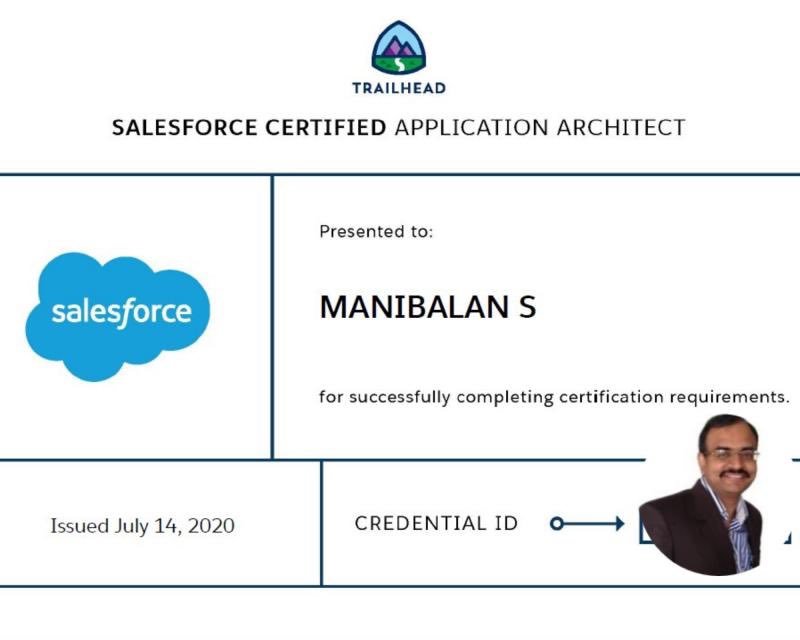 manibalan_s's tweet photo. Cleared my Sharing and Visibility Designer exam Y’day and now I am a Salesforce Certified Application Architect:) Thanks @krish_vamsi and @techforce_au team!! Also, thanks to @FocusOnForce for the study material!

Last but not the least, thanks to my family for their gr8 support! https://t.co/YBDZBNQt7X