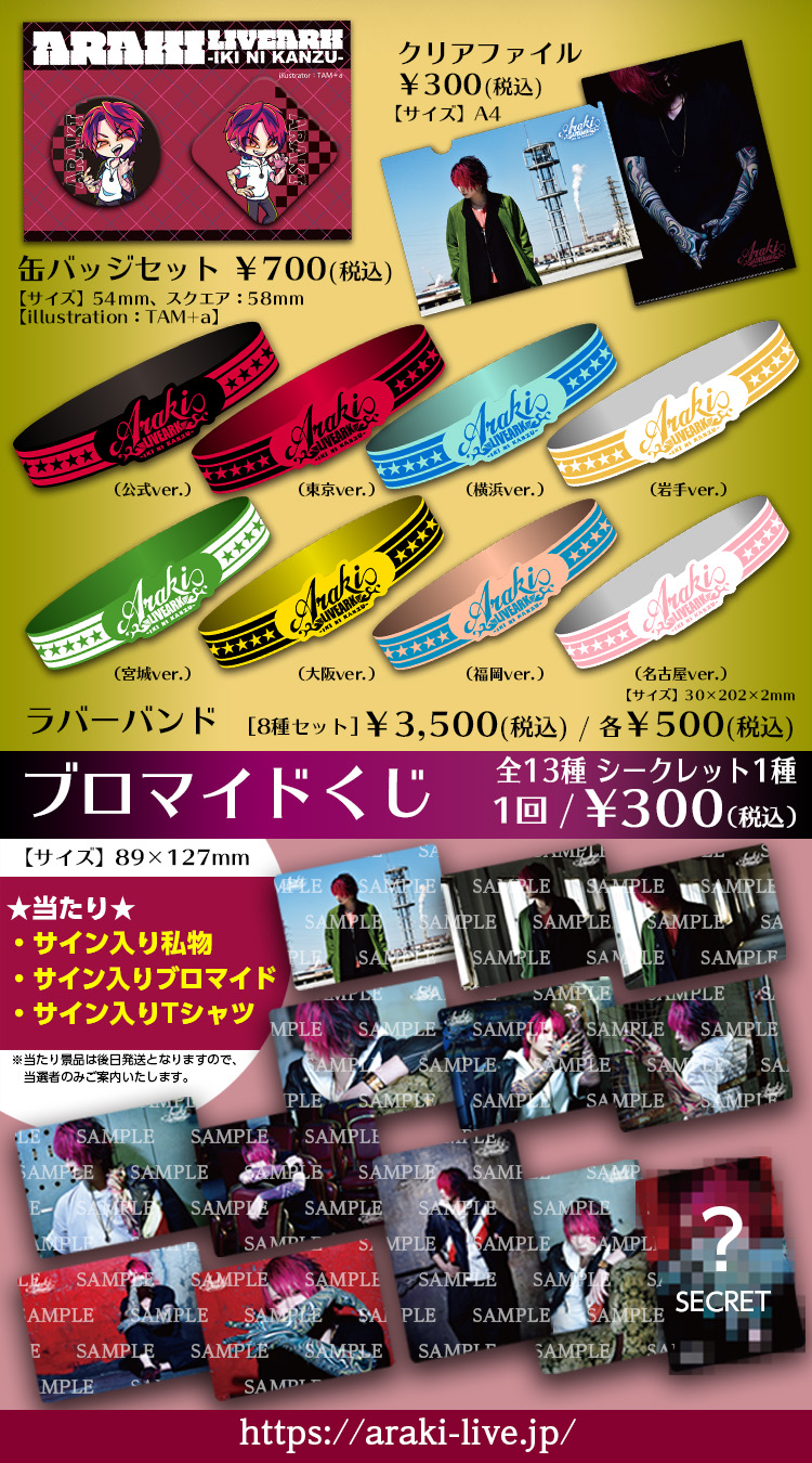 なんばーあいライブツアーグッズセット Number_i official on X: 