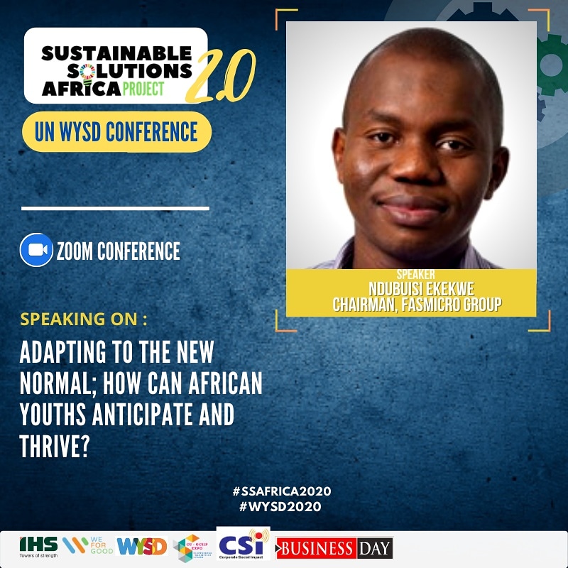 myWeForGood's tweet photo. Happening now! Prof Ndubuisi Ekekwe @ndekekwes speaking with us currently. Are you live with us? Share your learning points from his session.
#WYSD2020 #SSAfrica2020 #WeForGood #SustainableSolutions #Impact #Entreprenuership #UnitedNations https://t.co/LAG14n4diJ