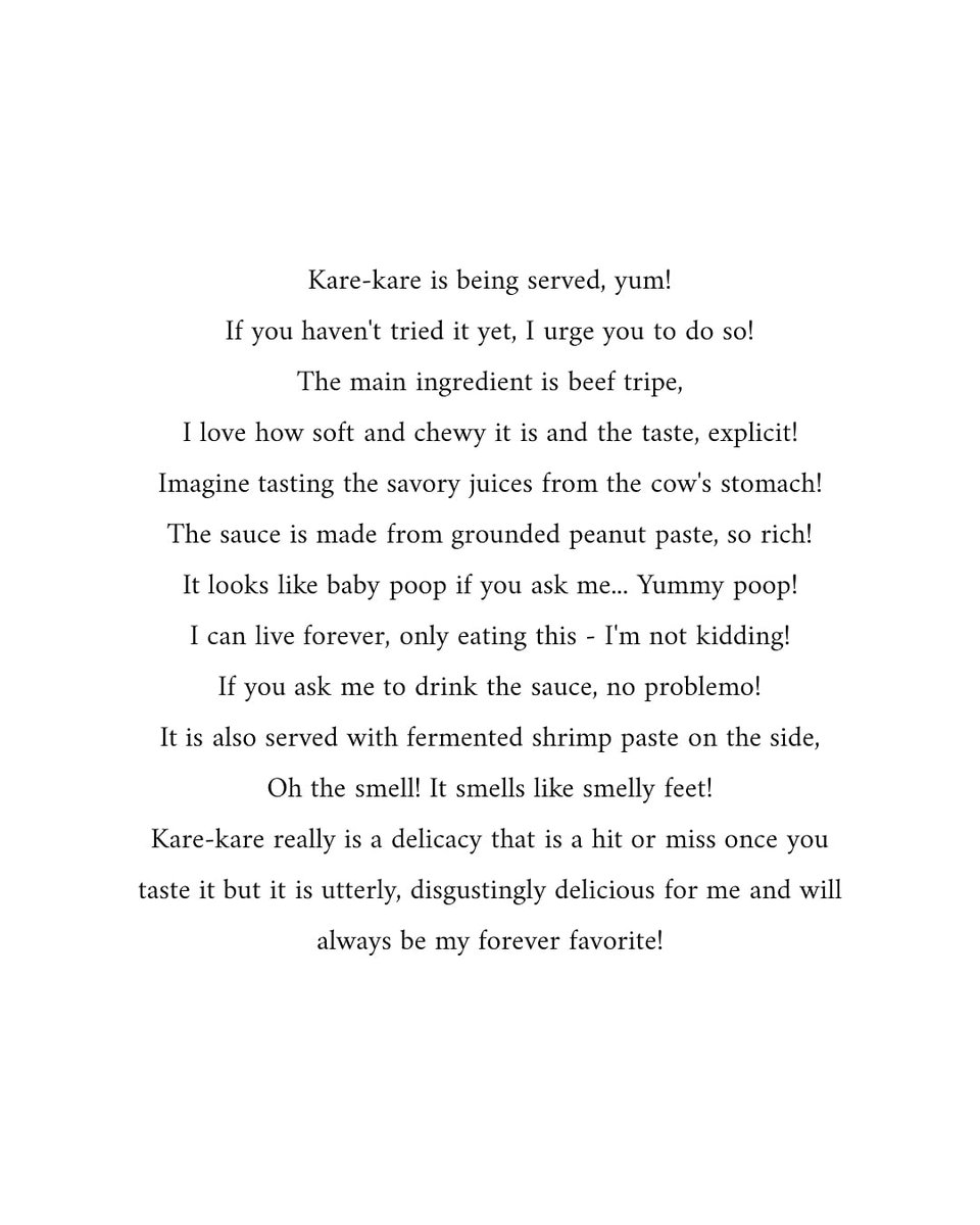 ventingmakina's tweet photo. Day 6
#ventingmachine
#sadpoet #depressed #lonelyquotes
#thoughts #feelings
#poet #poetry #poetryporn #poetrycommunity
#writer #writersociety
#writing #writingcommunity
#lifequotes #livelife #wordporn #30daychallenge #scribendi #karekare #disgusting #favoritefood #filipino https://t.co/AdRBkR3csD