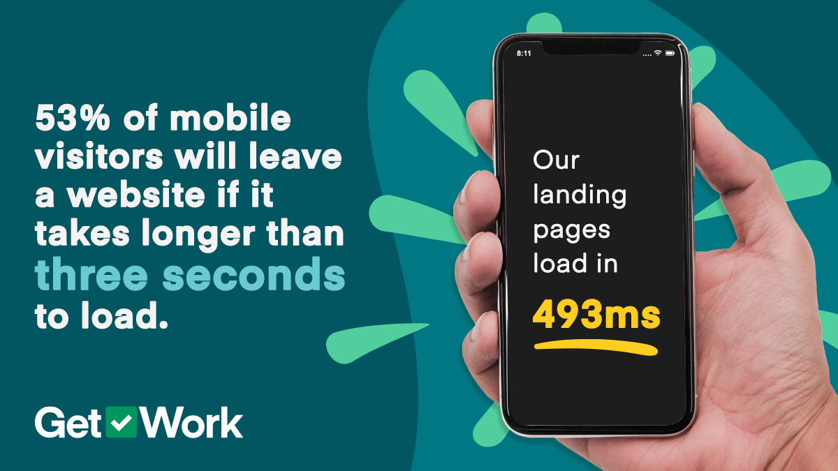 getmorework's tweet photo. Did you know? Milliseconds Make Millions.

53% of mobile visitors will leave a website if it takes longer than three seconds to load.

We provide you with a unique landing page that loads in an impressive 493ms, helping you convert more visitors into customers. https://t.co/XJh1JRYIuH