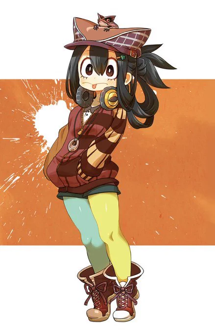 いろんなカエルコーデ梅雨ちゃん 