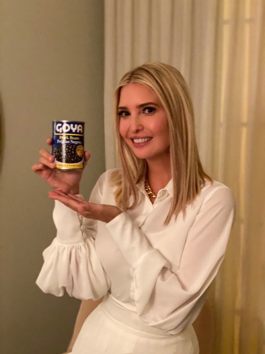 michaelschweitz's tweet photo. Looks like a mound of rabbit turds...holding a can of beans. @IvankaTrump https://t.co/Bf1QZaNZ7M