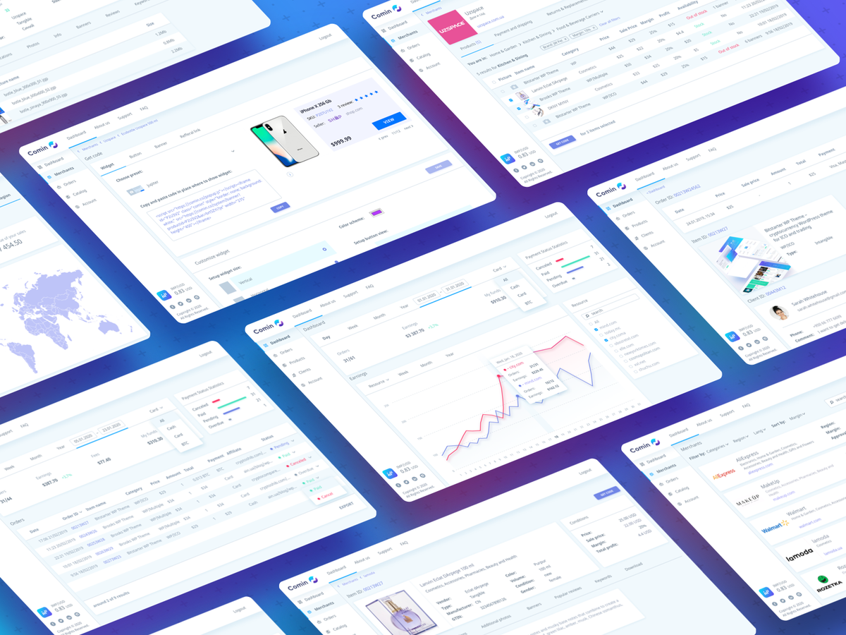 Comin_official's tweet photo. https://t.co/vUTRW0MMD6
Comin has 3 typer of accounts: merchants, affiliates, users. All of this accounts have a lot of functionality. https://t.co/WPVycabUG7