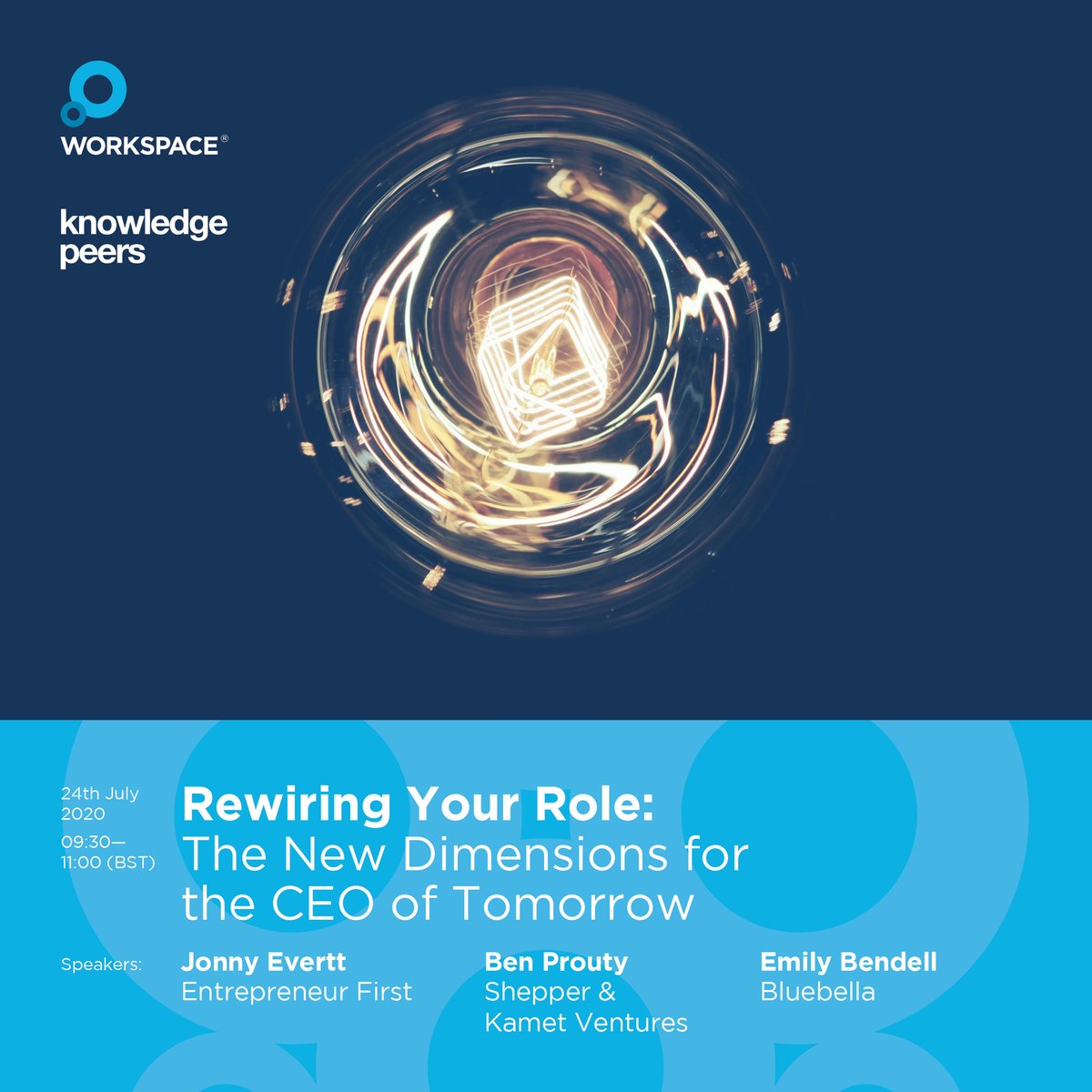 Join us for our second online #WBIDinner!  Aimed at CEOs, we'll explore how you can validate business strategy and rewire your role during this period of historic uncertainty. 

Book your spot now for 24th July bit.ly/307C2rx

#Workspace #virtualevent