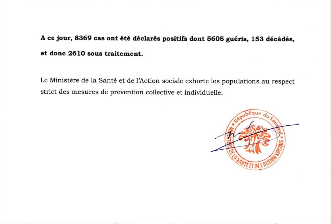 StatInfoSenegal's tweet photo. Communiqué MSAS https://t.co/tL2yYBbI6a