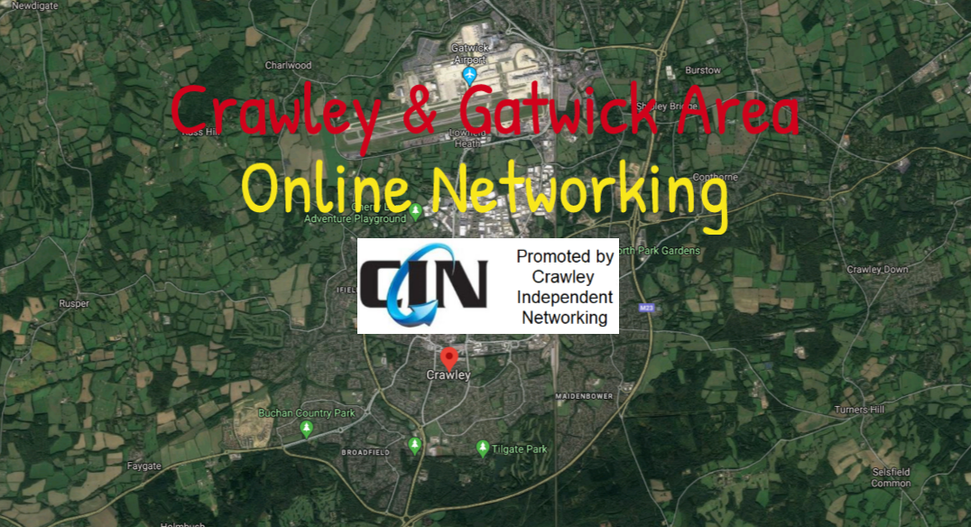 Crawley &amp; Gatwick Online Networking - Next Meeting - Tomorrow -16/07/2020

Open to all Businesses in Crawley and the surrounding area.
Weekly every Thursday 07:45 to 09:00

Join Zoom Meeting
zoom.us/j/477158383…
Meeting ID: 477 158 383 Password: 676843
