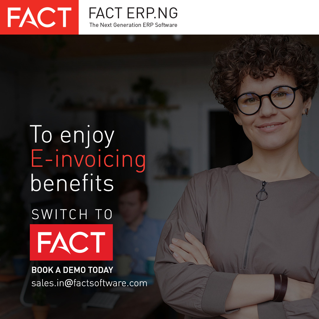 FACT_Group_ERP's tweet photo. FACT ERP is a comprehensive tax automation platform and specialised #GSTSoftware for Enterprises on which the #GST returns, invoicing and other GST applications can be processed.
Get all your #electronicinvoices ready with #FACTERP.

#FACTERP #Einvoicing https://t.co/Sqjo2GAl0Y