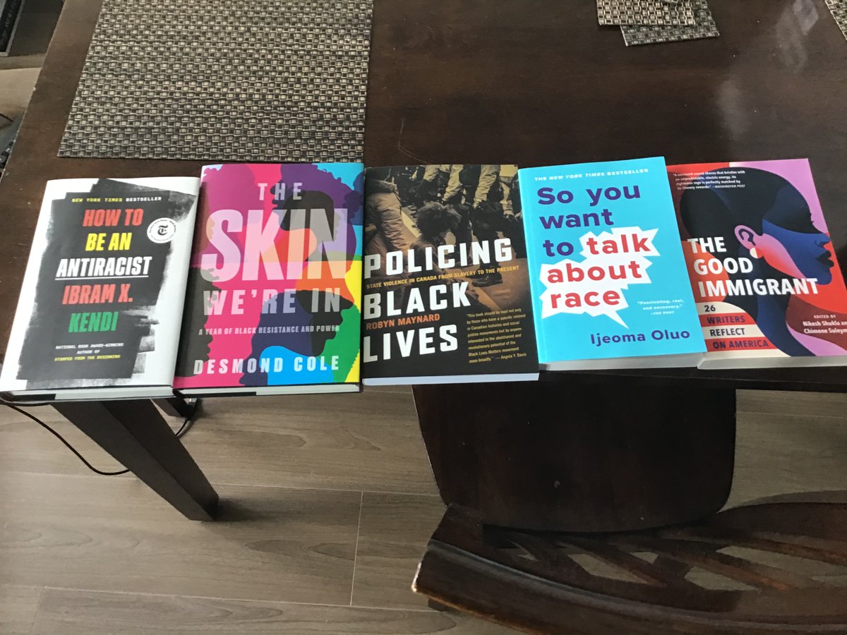 canadian_brown's tweet photo. It’s so very disheartening and disappointing, but not at all surprising that when I offered up these books to all my friends the only ones who have shown any interest are Black , Indigenous, and Palestinian...not a single white friend, and I have many. https://t.co/f2qEC9JZCL