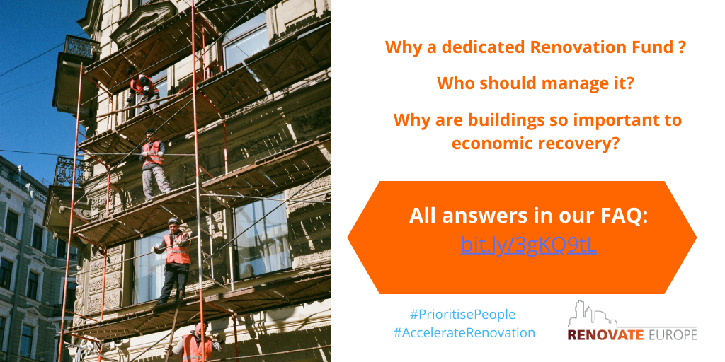 RenovateEurope's tweet photo. Prioritise #jobs 📈#people👩👧#environment🍃 at the #EUCO on 17,18 July @eucopresident
💪Support a dedicated #RenovationFund 🏨🏡🏗️
Learn more in our FAQ ❓: https://t.co/4iyBDyUc6d https://t.co/SvMtFB7A00