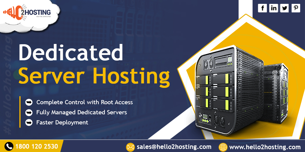 Hello2Hosting's tweet image. Hello2hosting is best and affordable dedicated server , offering fully managed dedicated server hosting along with 24x7 support.

For more info: hello2hosting.com/dedicated-serv…

#hello2hosting #servershosting #servers #webhosting