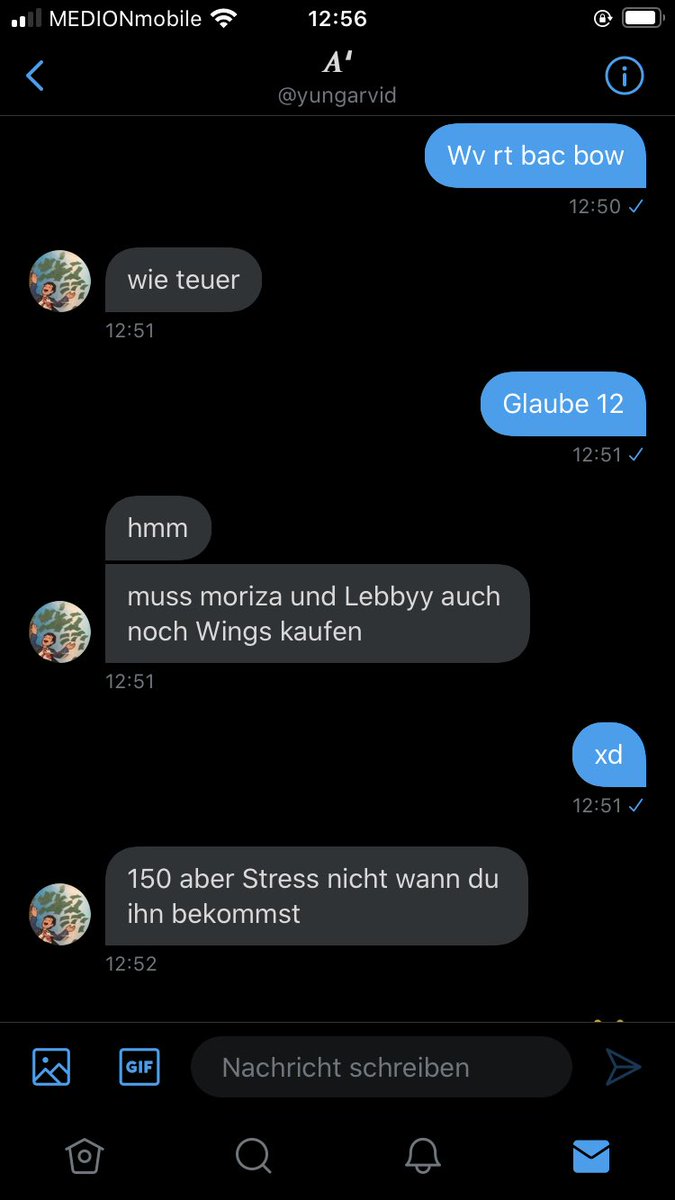 Für 150 rt kriege ich von <a href="/yungarvid/">A</a> bac bow
rt? <a href="/7vinii/">vini</a> <a href="/zRaphiii_/">Raphi</a> @yarizi_13 @yaraqiV2 <a href="/Kollavic/">Lenox</a> @sadboywaayn  @Yinyo111 <a href="/RinyooCW/">🤠</a> <a href="/VqlentinB/">Valentin</a> <a href="/CWBWJuli/">CWBWJuli</a> @...
