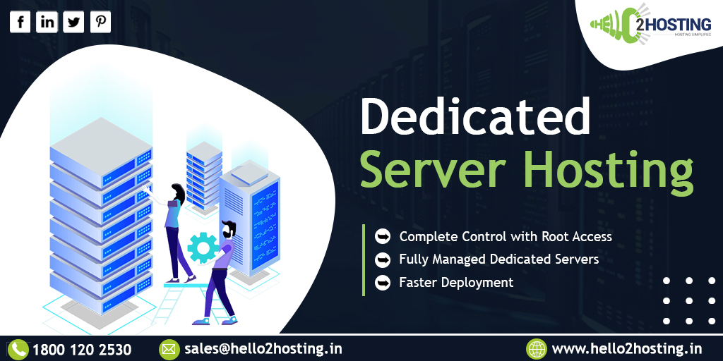 Hello2HostingIn's tweet image. Hello2hosting is best and affordable dedicated server , offering fully managed dedicated server hosting along with 24x7 support.

For more info : hello2hosting.in/hosting/dedica…

#hello2hosting #servershosting #servers #webhosting