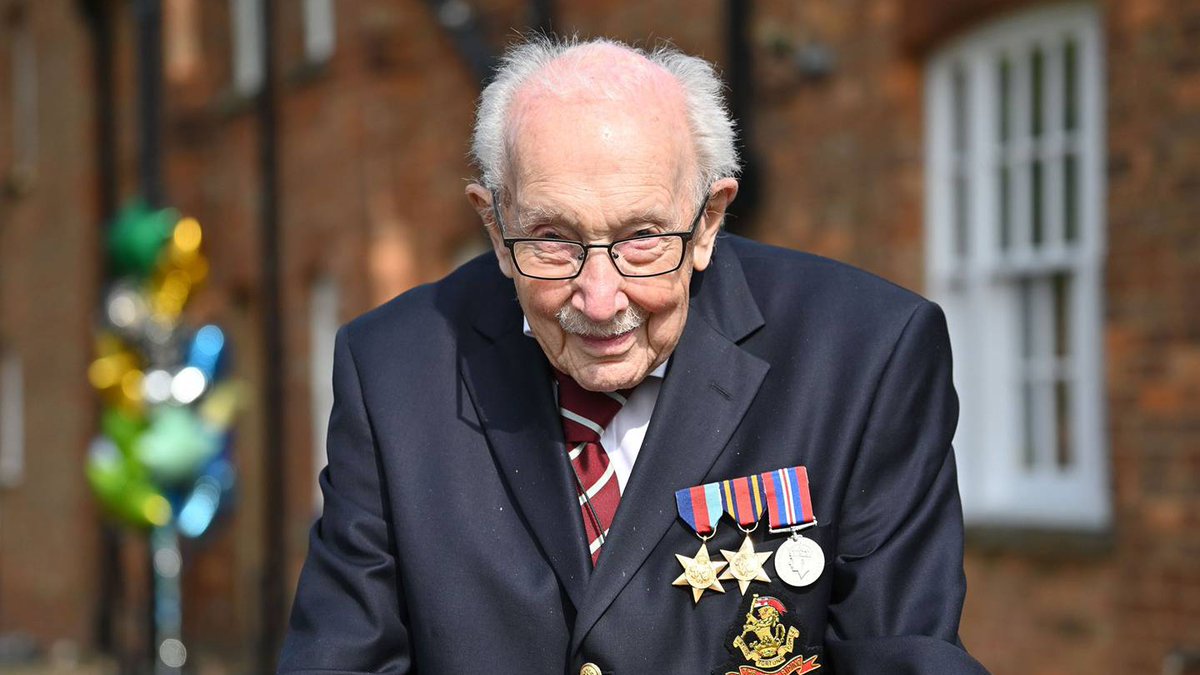 Everyone at Age UK is over the moon to hear that 100-year-old @CaptainTomMoore, who was recognised for his incredible fundraising efforts, will be knighted.

The Queen will knight Tom at a private ceremony in Windsor Castle this Friday. Congratulations Tom! #WednesdayMotivation