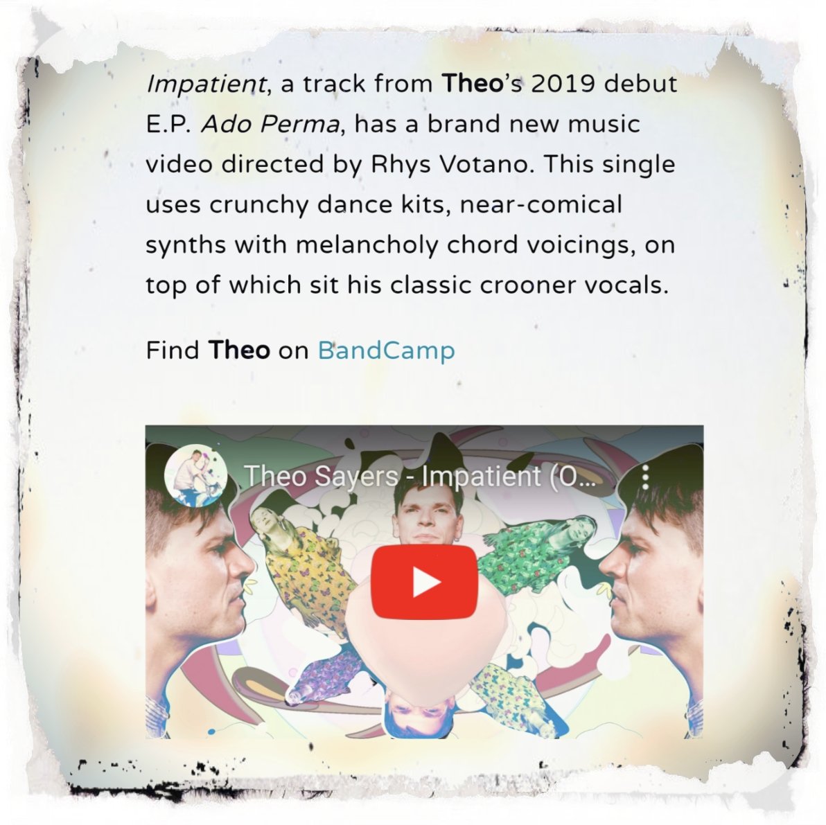 StabbedPanda's tweet photo. 🎸🐼 What Sexy Singles have appeared in our area this month?
Read more on https://t.co/HiYyU60Rzy
.
Featuring: @theosayers @BrettDomino @ohhistrange @KevMoTbone @DenitiaOdigie @FutureTwinMusic
.
#newmusic #musicblog #musicreview https://t.co/8vwsvffaj6