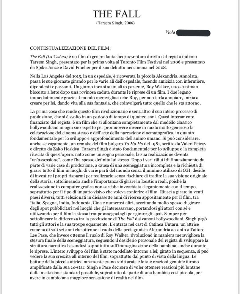 arlieutenant's tweet photo. analisi di The Fall di Tarsem Singh secondo i paradigmi di Vogler e Field ✨ + analisi del personaggio di Roy Walker — 4/5 

la pubblico adesso perché l’ho dovuta inviare prima al mio professore, non si sa mai. ci ho messo tutto il mio corazon e spero che andrà bene per l’esame https://t.co/vIGiT8v39r