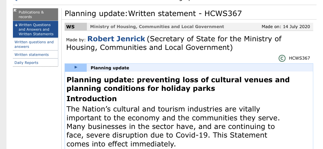 HARPA_UK's tweet photo. 🙏@RobertJenrick 🏴󠁧󠁢󠁥󠁮󠁧󠁿”Caravan and holiday parks..Extending their operation beyond..summer..invaluable..as the sector begins to recover..temporary relaxation of these planning restrictions can play a vital role in helping local businesses..” https://t.co/rdSHUPmjk7 https://t.co/ANCZ4KTbqR