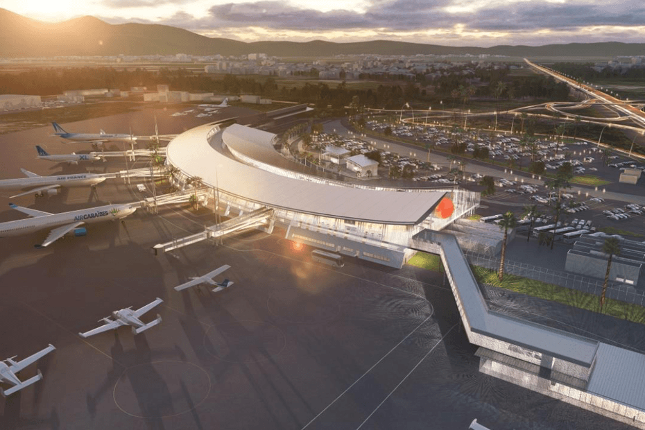 Martiniquela1e's tweet photo. Extension de l'#aéroport de #Martinique : le chantier est relancé, pour une livraison prévue fin 2022 ➡️https://t.co/4T3NvDAjFc https://t.co/BluJrEdAsY
