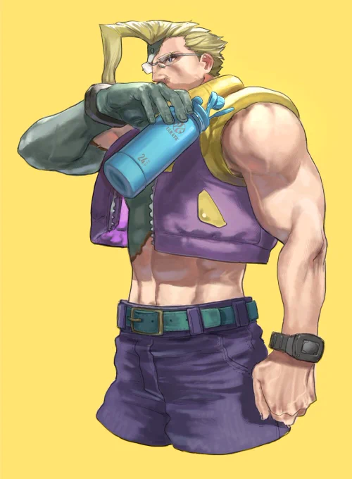 ナッシュとTAKEYA

#格ゲーキャラ描こうぜ 