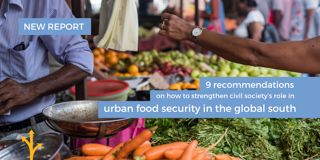 Good_Policies's tweet photo. How to create #resilient urban #foodsystems by strengthening role of civil society?🥘Find 9 recommendations directed at cities and municipalities of the Global South in our newly published report 📙@BROT_furdiewelt ➡️https://t.co/Sh8FxhEqNp https://t.co/vKd0sXpfFA