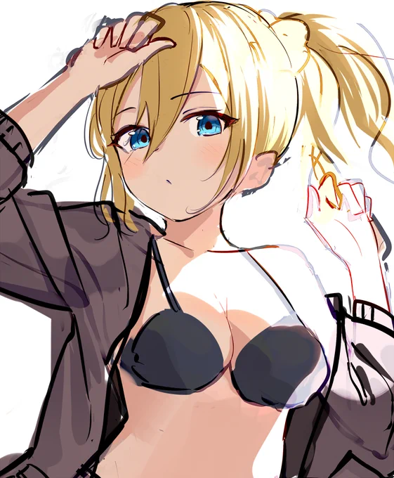 早坂さん描いてる 