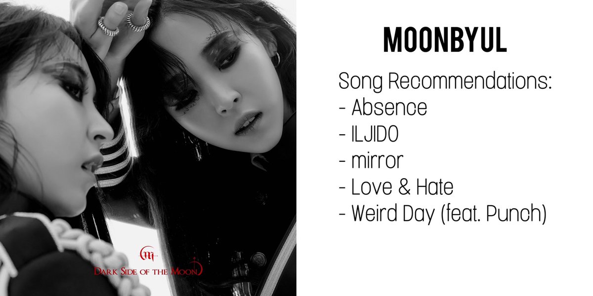 Each member has released solo music, including collaborations with other artists. Here are playlists with all of their releases...Solar:  https://open.spotify.com/playlist/...  https://open.spotify.com/playlist/...  https://open.spotify.com/playlist/...  https://open.spotify.com/playlist/...