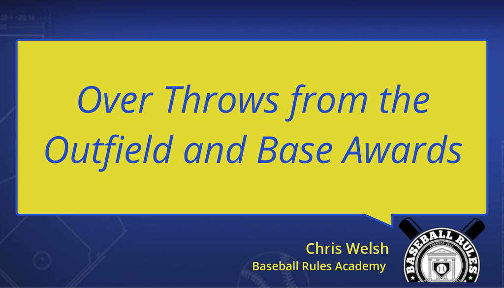 thinkpitch's tweet photo. If a fielder intentionally deflects a ball into dead ball territory, umpires are empowered to place the runners...

Read more 👉 https://t.co/sPiT9R19tN

#baseawards #rulesguy #baseballrules https://t.co/vV7tud3QJ3