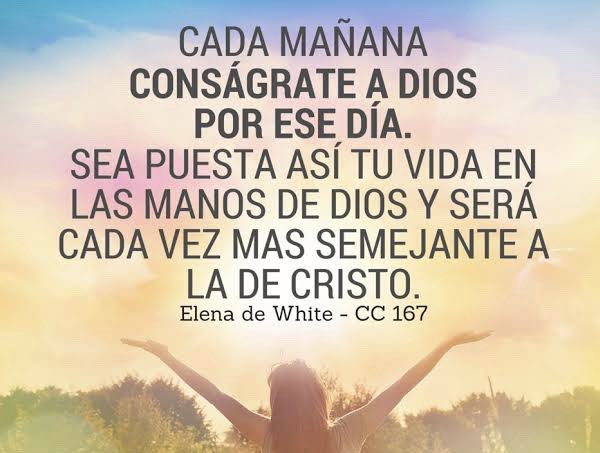 cesarterronesm's tweet photo. «Conságrate a Dios todas las maña- nas; haz de esto tu primer trabajo. Sea tu oración: “Tómame ¡oh Señor! como enteramente tuyo. Pongo todos mis planes a tus pies. Úsame hoy en tu servicio. Mora conmigo, y sea toda mi obra hecha en ti”. #RecibireisPoder https://t.co/6vIgAAtaic