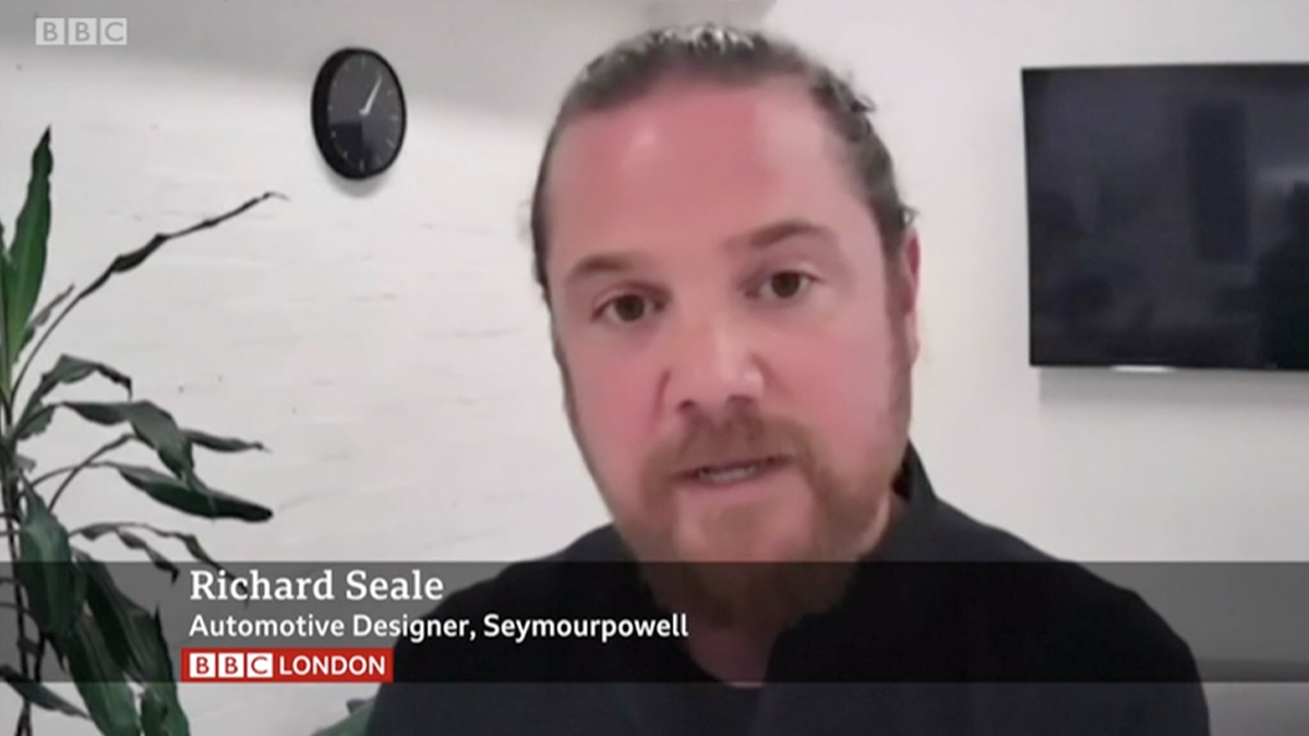 Seymourpowell's tweet photo. Great to see lead automotive designer Rich Seale on @BBCLondonNews last night speaking on remote working. You can catch up on @BBCiPlayer (7:20) here:

#RemoteWorking #WorkFromHome 

https://t.co/lU6IRlDLOB https://t.co/jlFrB40SKT