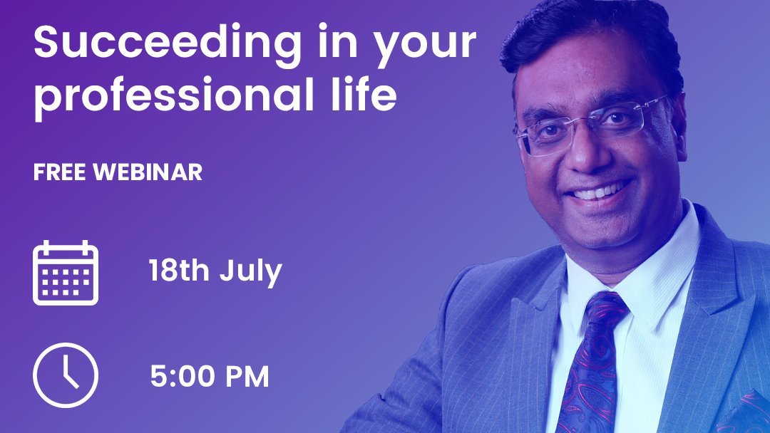 Zubi is back with another webinar and this time we will focus on how to succeed in your professional life.

Watch live on 18th July at 5:00 pm IST.

Register: bit.ly/zubi-webinar1

#professionaldevelopment #professional #Corporate #professionals
