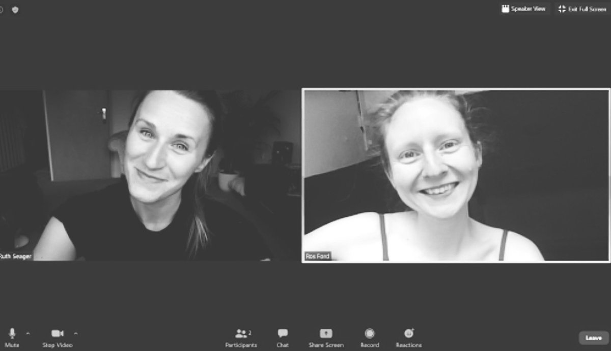 Thanks James for the wonderful contemporary dance class on <a href="/danceworks1/">Danceworks</a> Instagram! <a href="/RosalindoFord/">Rosalind Ford</a> and I loved catching up this morning and ‘virtually’ dancing together again!