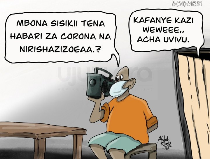 katucovi's tweet photo. #coronabadoipotuzidikuchukuatahadhari https://t.co/dUAyfaL7LM